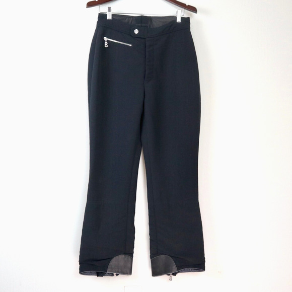 Vintage Bogner Womens Size 12 High Rise Bootcut Ski Pants Black *as is - Picture 1 of 12